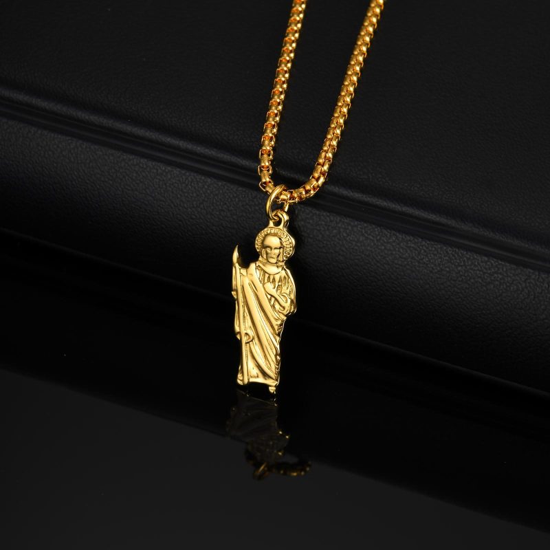 Wholesale Stainless Steel St. Jude Necklace