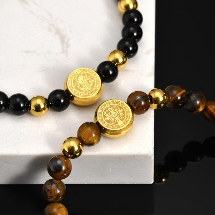 Wholesale Stainless Steel St. Benedict Bracelet