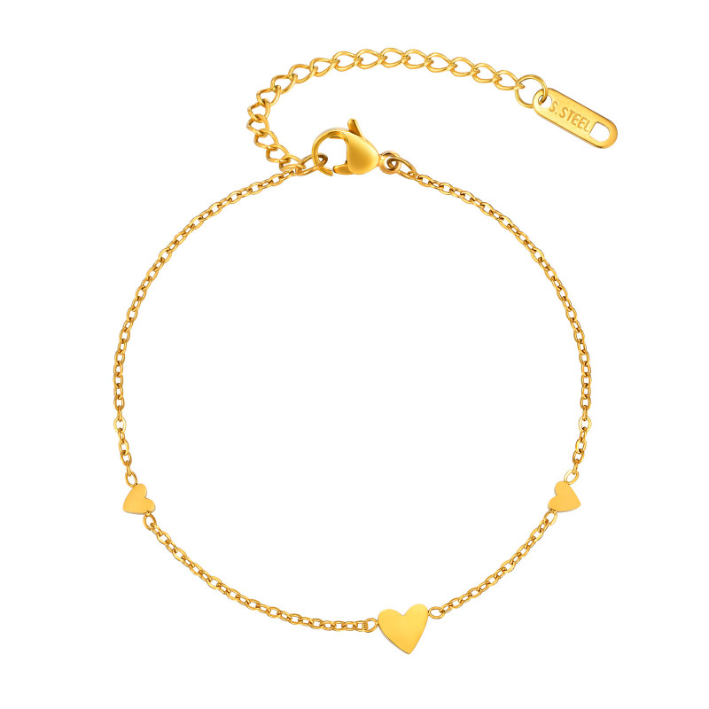 Wholesale Stainless Steel Heart Bracelet