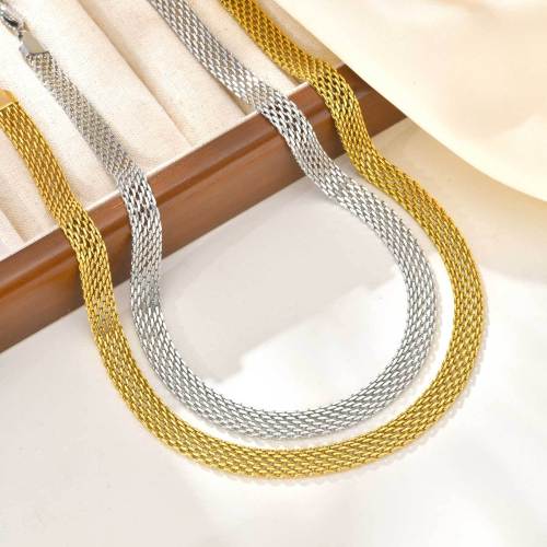 Wholesale Stainless Steel Mesh Necklace
