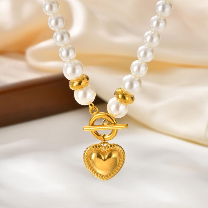 Wholesale Imitation Pearl Beaded Necklaces
