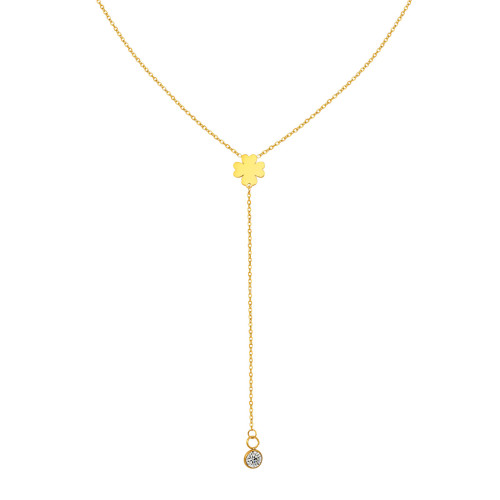 Wholesale Stainless Steel Clover Necklace