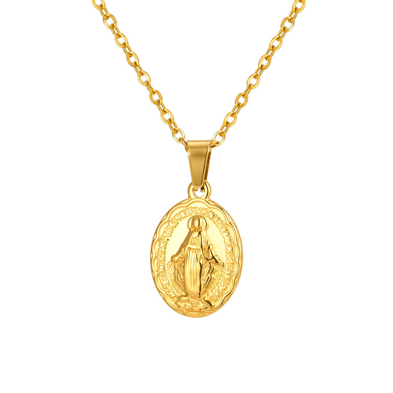Wholesale Stainless Steel Virgin Mary Pendants