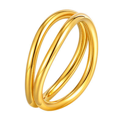 Wholesale Stainless Steel Two-Piece Ring Set