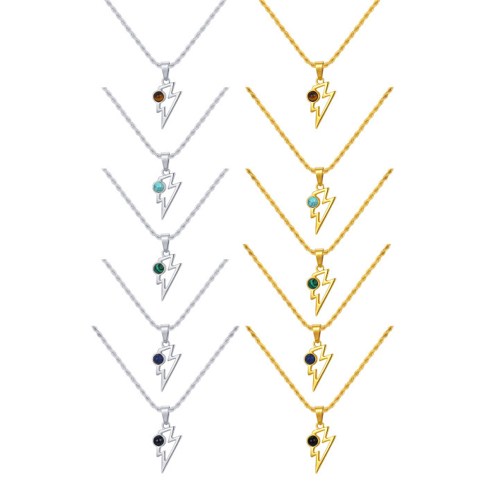 Wholesale Stainless Steel Lightning Pendant