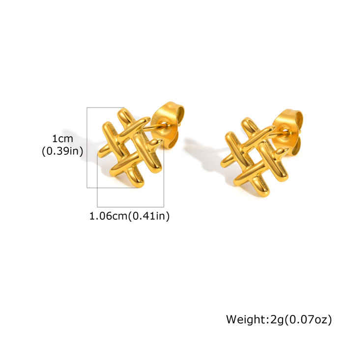 Wholesale Stainless Steel Niche Mini Earrings