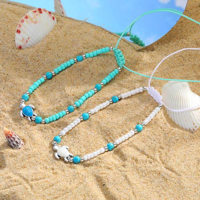 Copy Wholesale Stainless Steel Crystal Beaded Bracelet