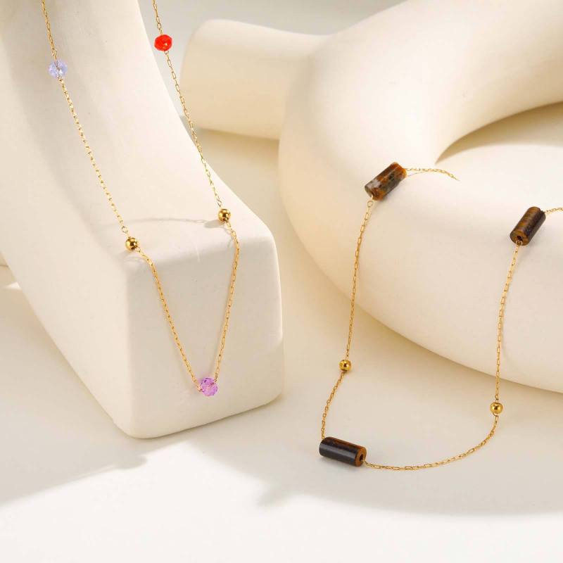 Wholesale Stainless Steel Thin Chain Necklace