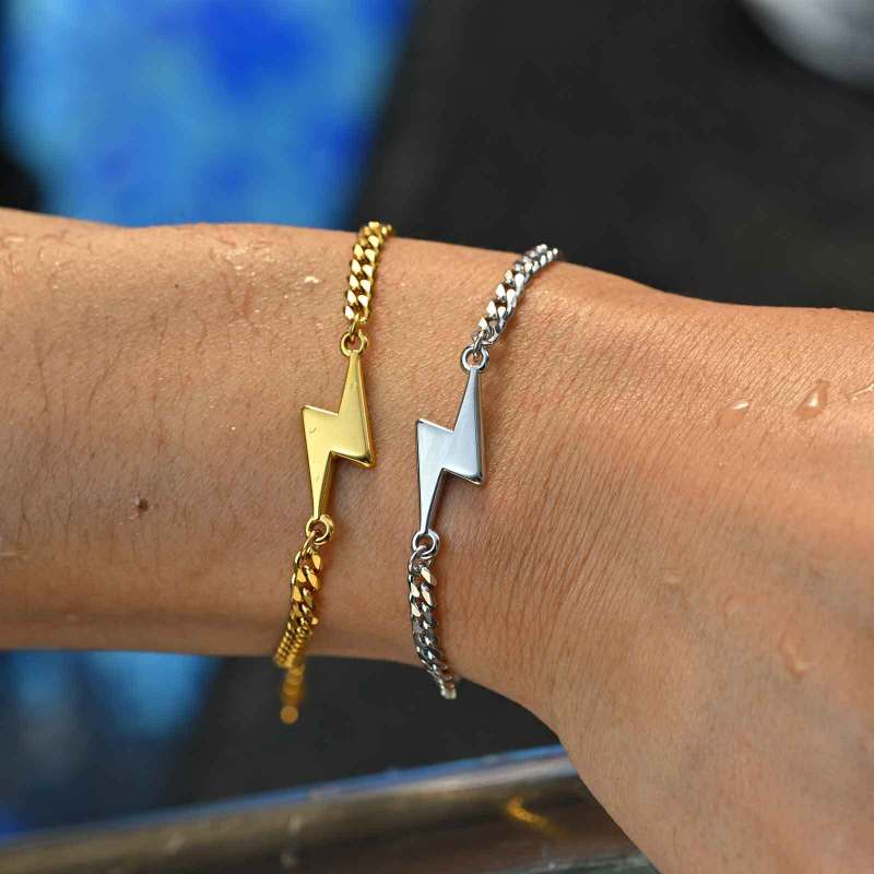 Wholesale Stainless Steel Lightning Bracelet