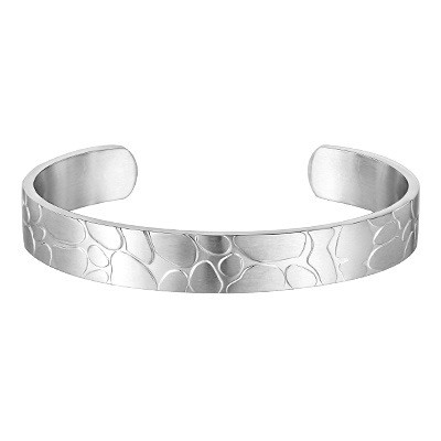 Wholesale Mens Stainless Steel Open Bangle