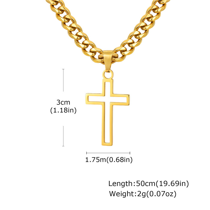 Wholesale Stainless Steel Hollow Cross