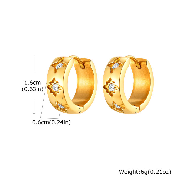 Wholesale Stainless Steel Sweet Earrings