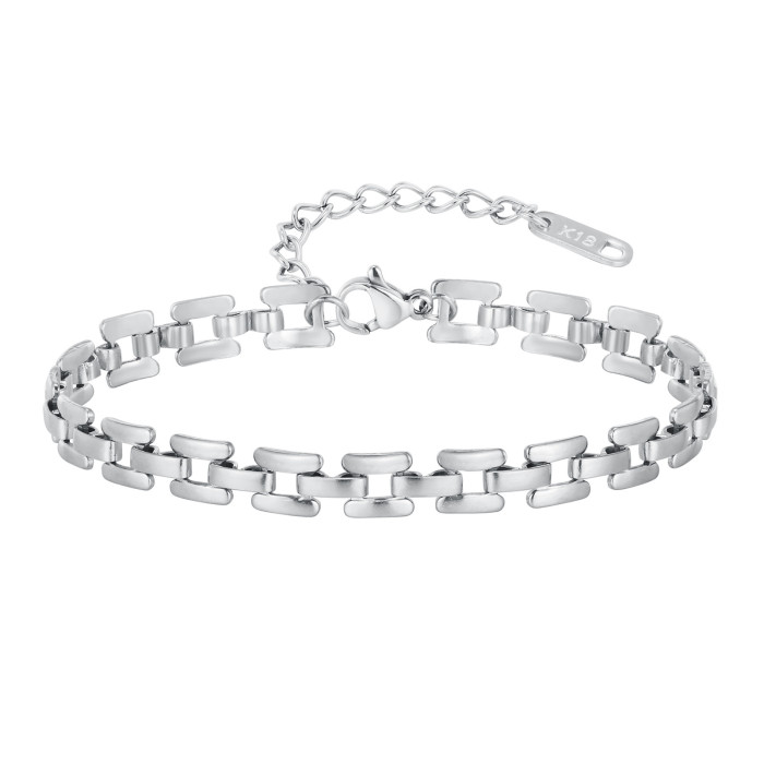 Wholesale Stainless Steel Strap Chain Bracelet