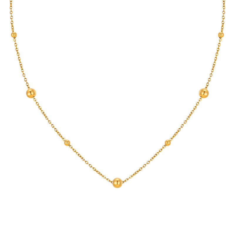 Wholesale Stainless Steel Chain Beads Necklace