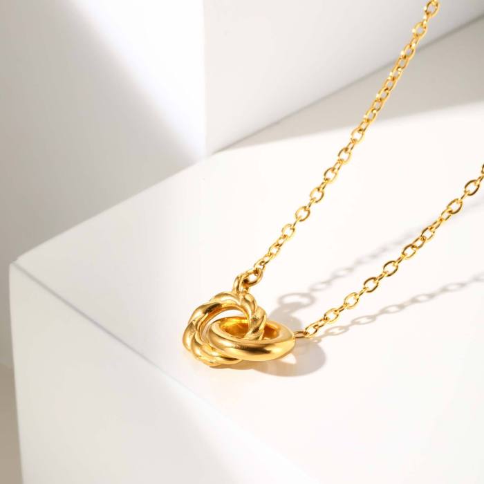 Wholesale Stainless Steel Gold Necklace