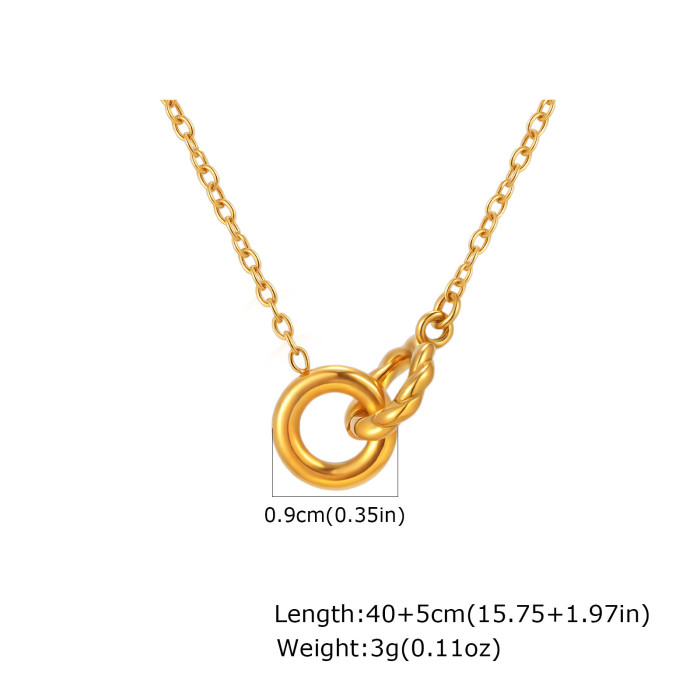 Wholesale Stainless Steel Gold Necklace