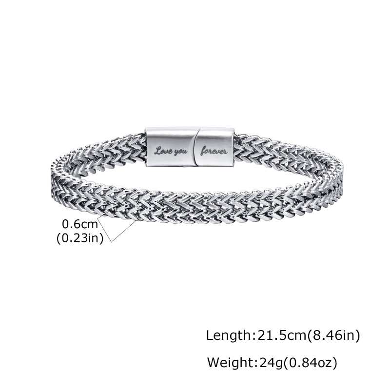 Wholesale Stainless Steel Men's Keel Chain Bracelet
