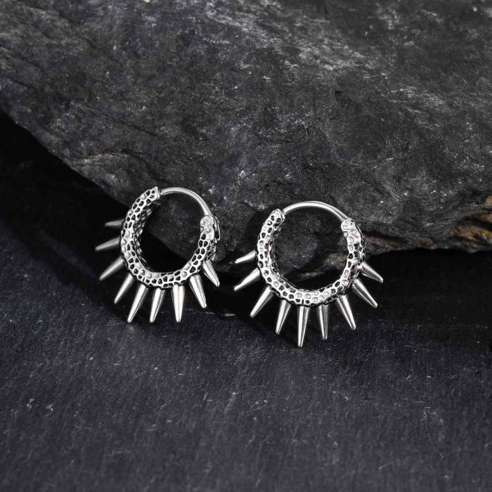 Wholesale Stainless Steel Rivet Earrings
