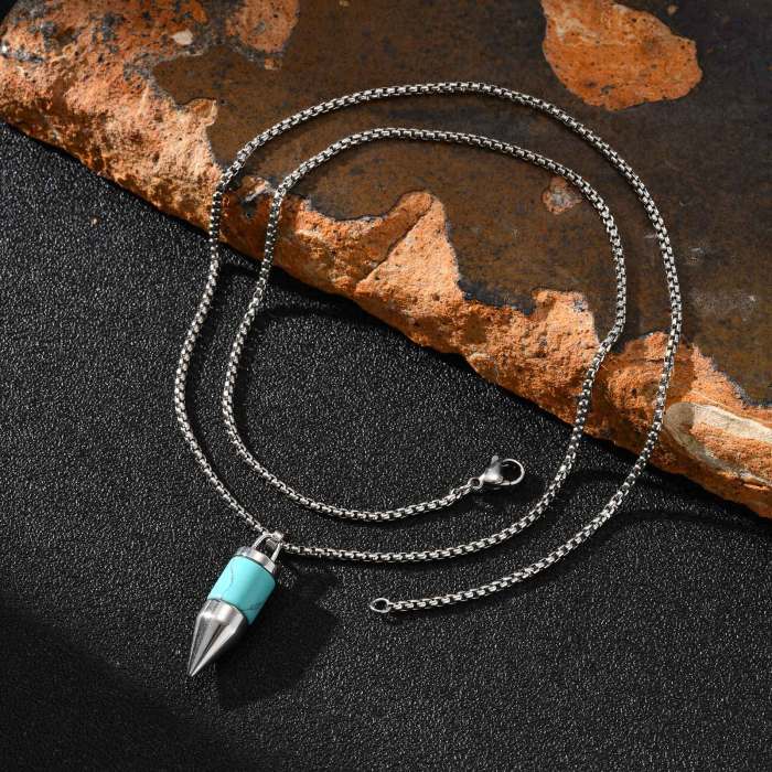 Wholesale Stainless Steel Bullet Pendant