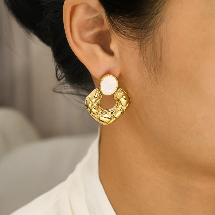 Wholesale Stainless Steel Luxury Earrings