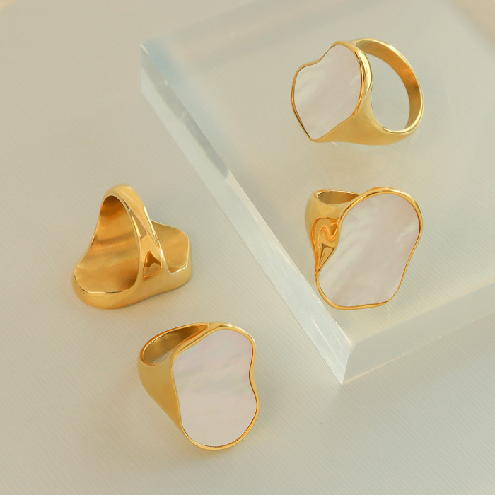 Wholesale Stainless Steel Sea Shell Ring
