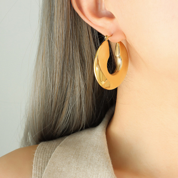 Wholesale Stainless Steel Exaggerated Earrings