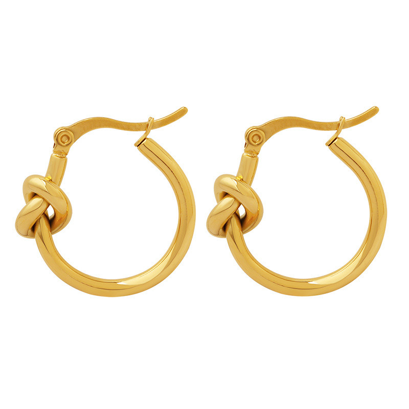 Wholesale Stainless Steel Knot Earrings