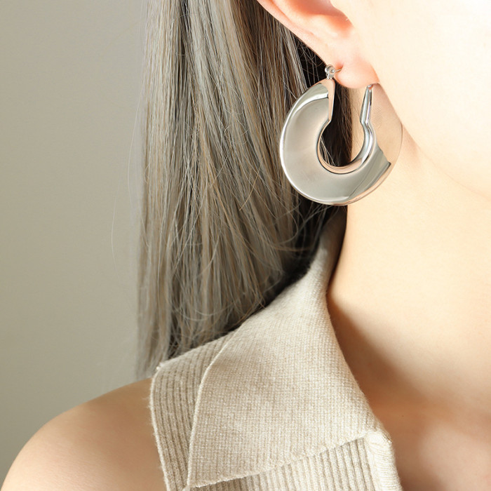 Wholesale Stainless Steel Exaggerated Earrings