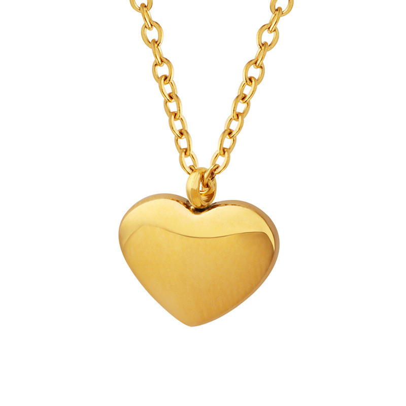 Wholesale Stainless Steel 18k Heart Necklace