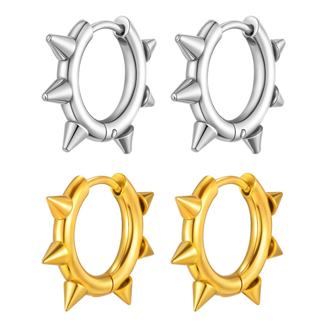 Wholesale Stainless Steel Rivet Earrings