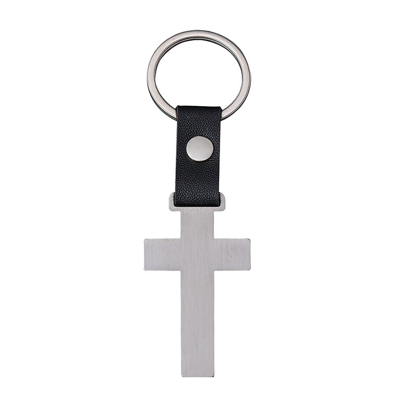 Wholesale Stainless Steel Cross Key Chain