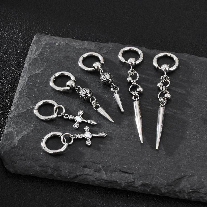 Wholesale Stainless Steel Mens Earrings