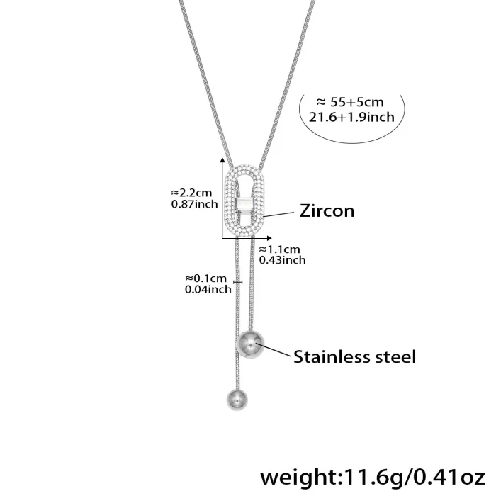 Wholesale Stainless Steel Fashion Simple Necklace