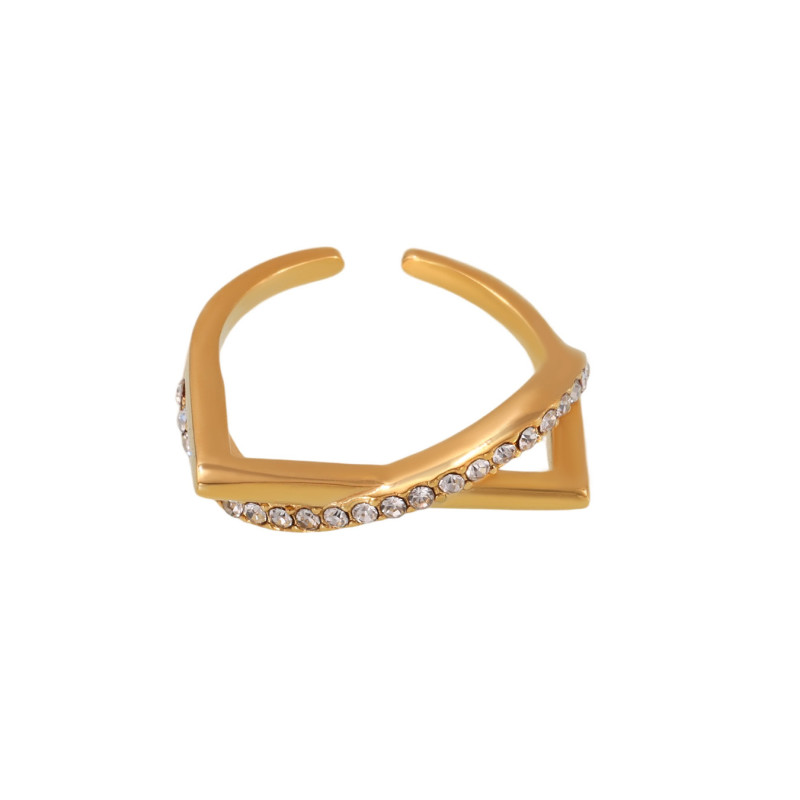 Wholesale Stainless Steel Geometric Rings for Women