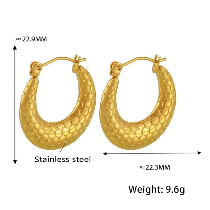 Wholesale Stainless Steel Womens Hoop Earring