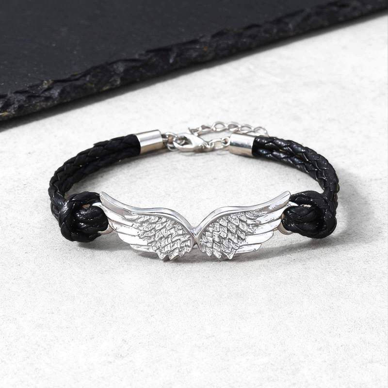 Stainless Steel Angel Wing Bracelet Wholesale