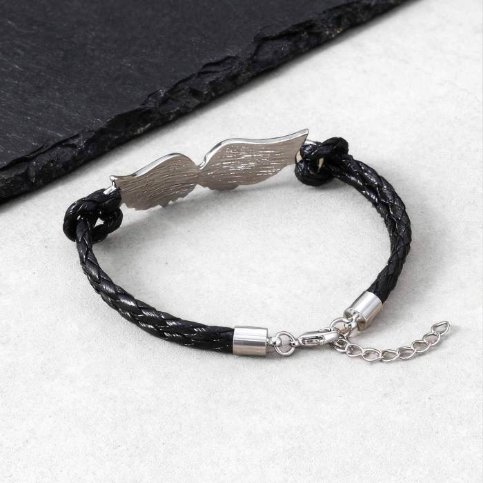 Stainless Steel Angel Wing Bracelet Wholesale