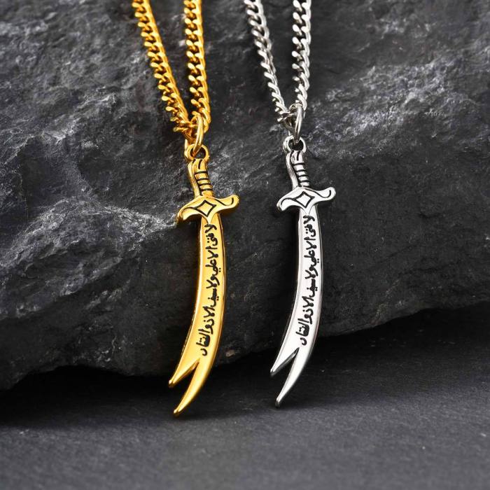 Stainless Steel Dagger Necklace Wholesale