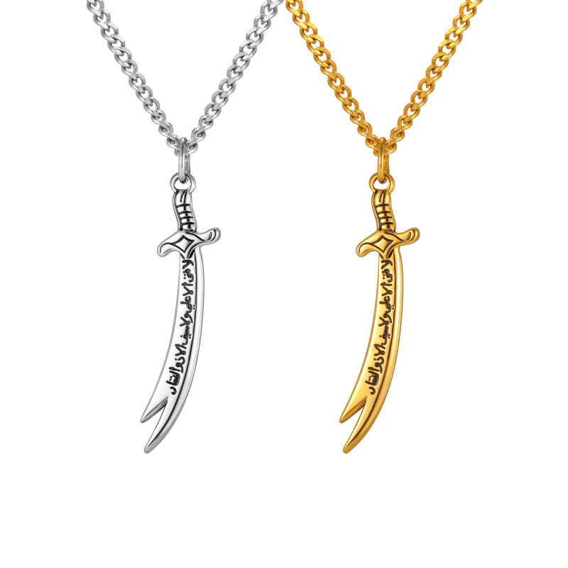 Stainless Steel Dagger Necklace Wholesale