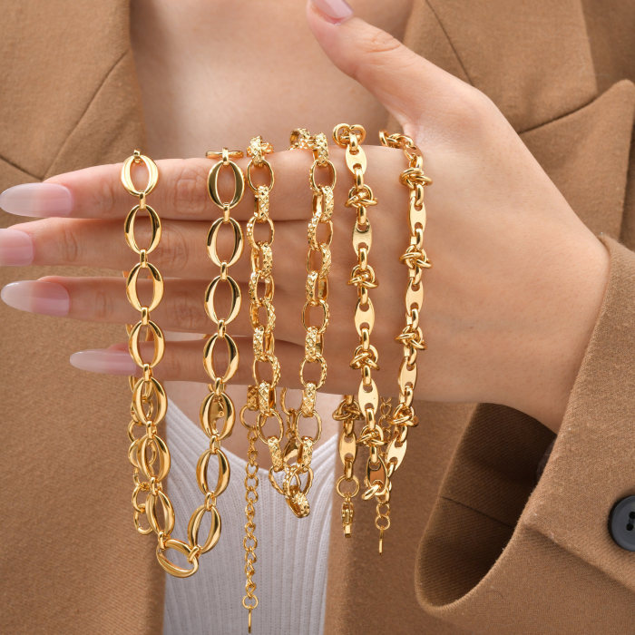 Wholesale Gold Plated Chain Necklace for Women