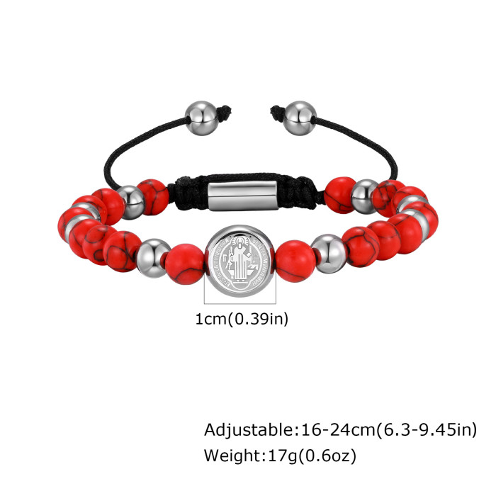 Wholesale Stainless Steel St. Benedict Bracelet