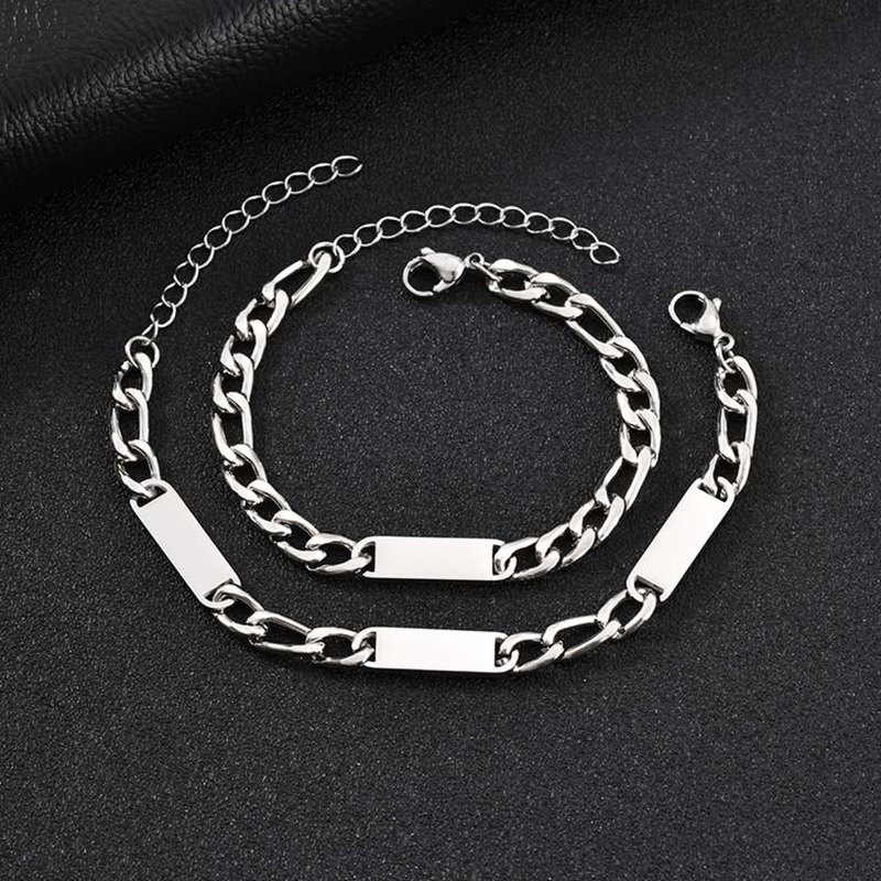 Wholesale Stainless Steel Blank Engravable Bracelet