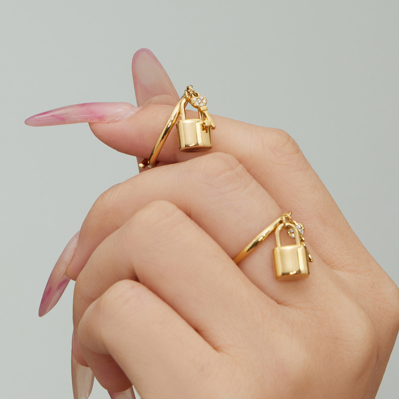 Wholesale Stainless Steel Gold Stacking Rings Set