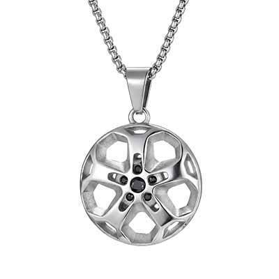 Wholesale Stainless Steel Wheel Pendant