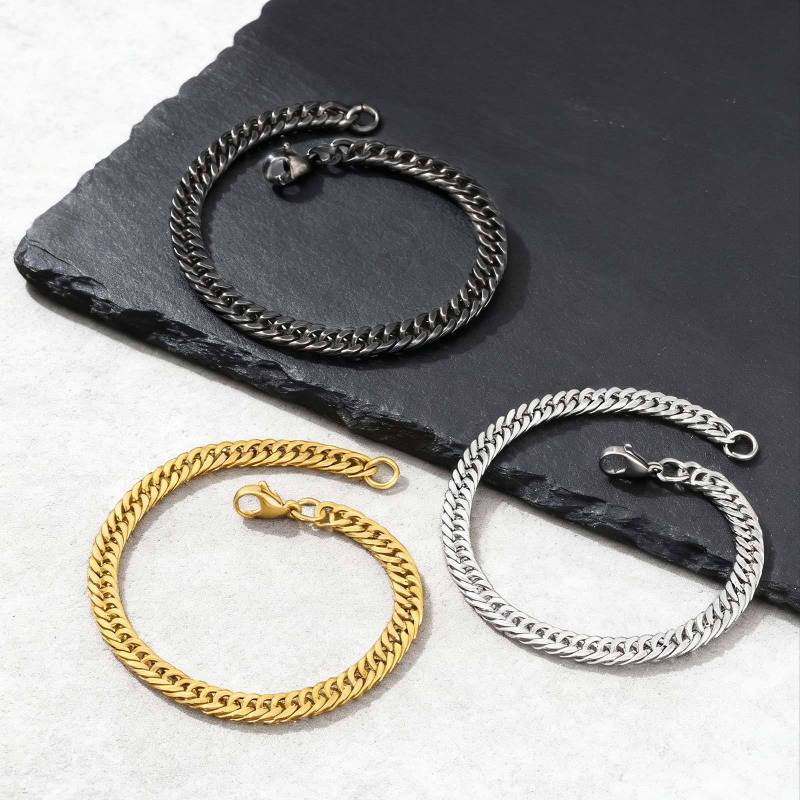 Wholesale Stainless Steel Cuban Link Bracelet
