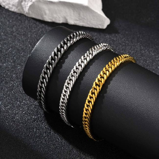 Wholesale Stainless Steel Cuban Link Bracelet