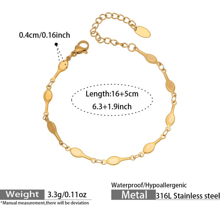 Wholesale Colorful Enamel Olive Link Jewelry Set