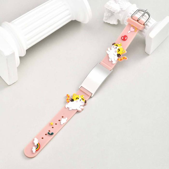 Wholesale Personalized Silicone Kids ID Bracelet