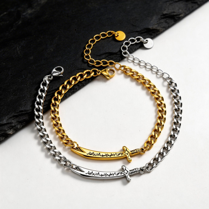 Wholesale Stainless Steel Zulfiqar Sword Bracelet