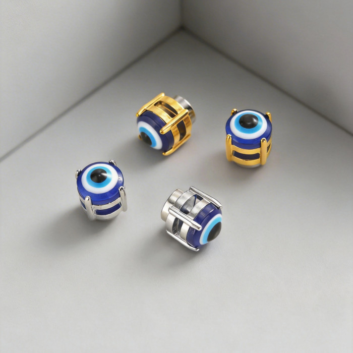 Wholesale Stainless Steel Evil Eye Magnetic Earrings